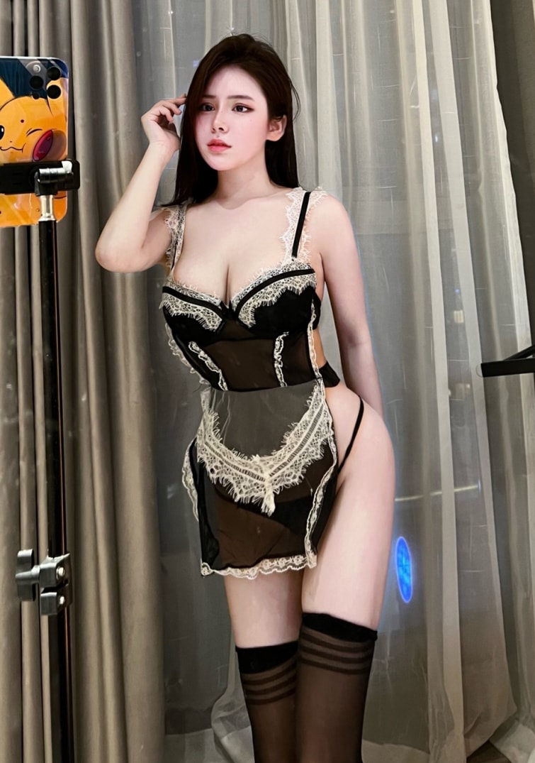 图片[2]-【微-密】奔跑的晶螺儿-性感女仆装 [30P-53M]-尤坊沐