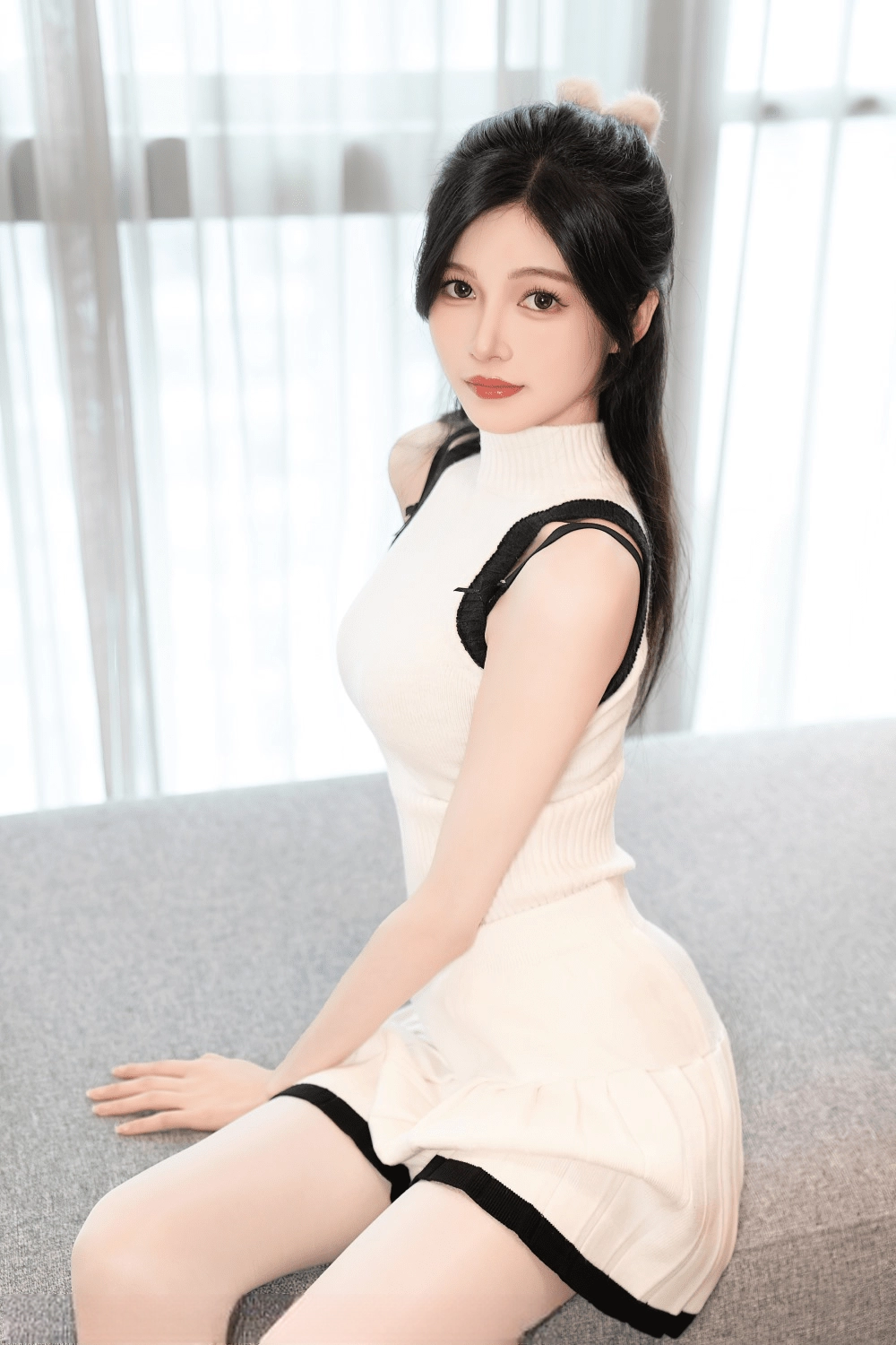 程程程- 白色上衣[96P/915MB]-尤坊沐