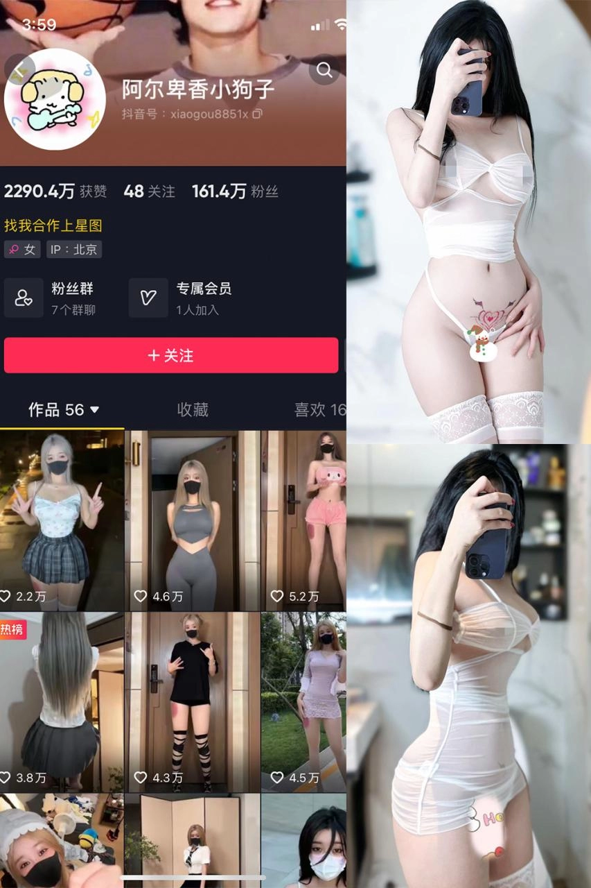 抖音 阿尔卑香小狗子 微密圈 NO.051期 【33P】-尤坊沐