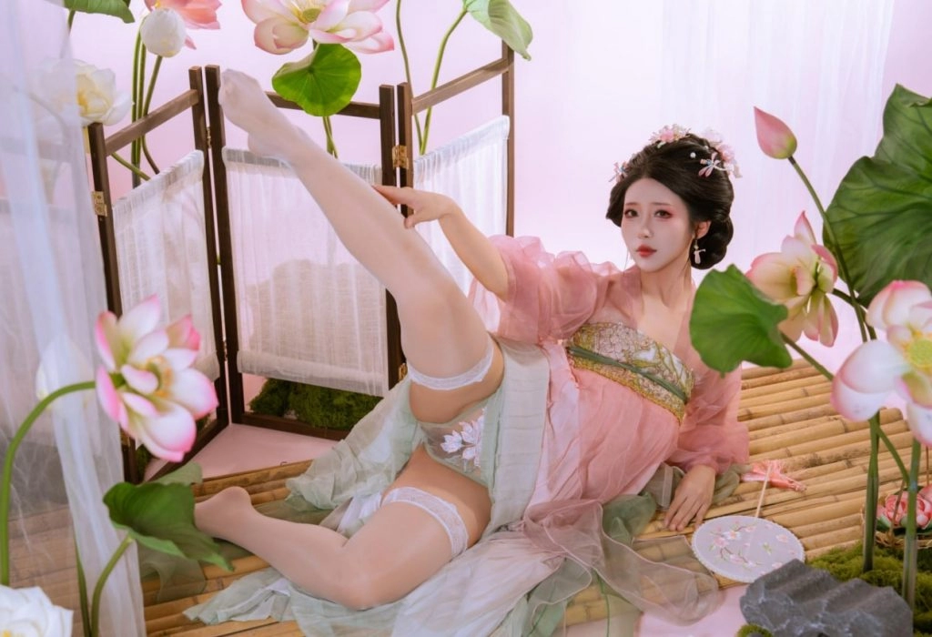 图片[3]-云溪溪 NO.108 奶桃 采莲 [90P-2.12GB]-尤坊沐